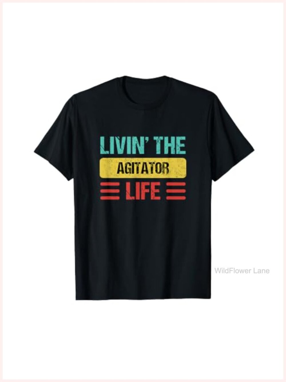 Novelty Agitator Graphic T-Shirt Classic Fit Cotton Blend Tee